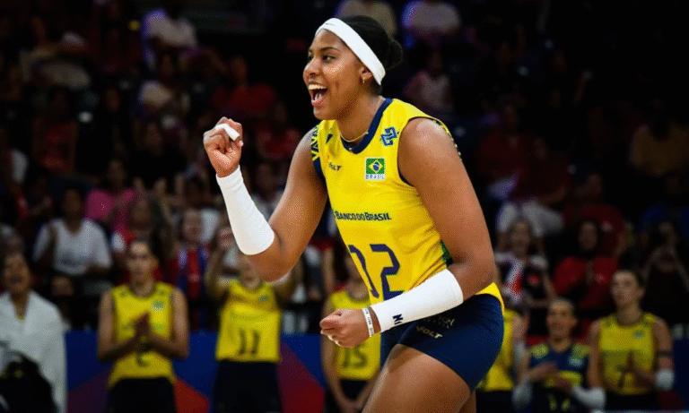 Ana Cristina lidera Brasil na vitória sobre a Bélgica na Liga das Nações de Vôlei 2025