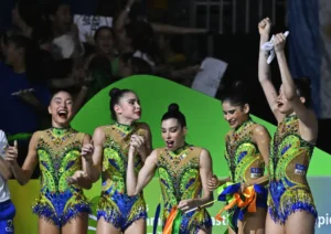 Brasil conquista prata histórica no Mundial de Ginástica Rítmica em casa