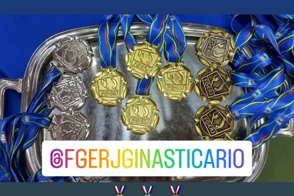 As melhores do Torneio Estadual de Ginástica Rítmica no Rio de Janeiro no Geral