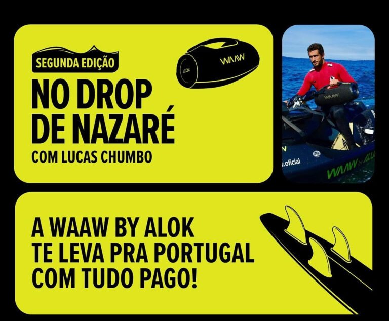 WAAW by Alok lança nova edição do “No Drop de Nazaré”, saiba tudo!