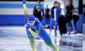 Larissa Paes conquista dois top-15 na patinação de velocidade no Canadá