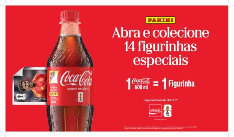 Coca-Cola e Figurinhas Panini lançam promoção da Copa do Mundo 2026